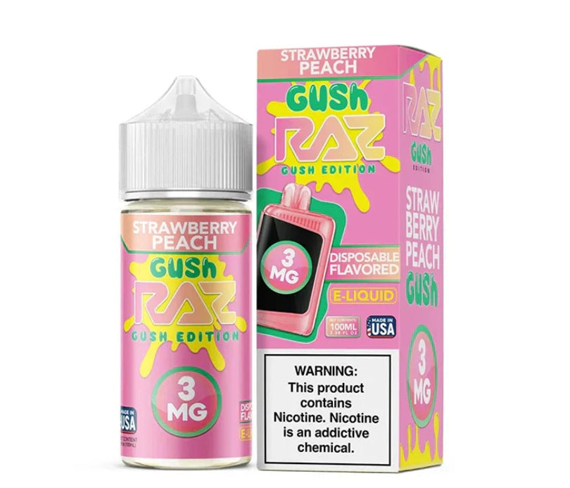 POD JUICE X RAZ STRAWBERRY PEACH GUSH 3MG 100ML