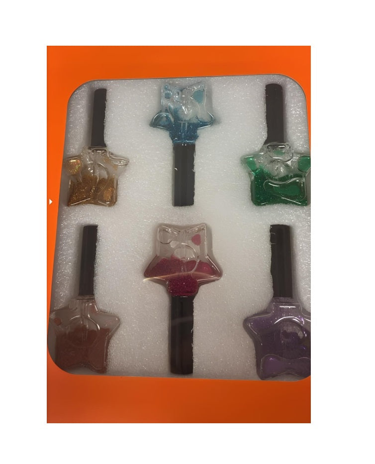 HANDPIPE APEX GLASS SHINY STAR HPD1147 6CT