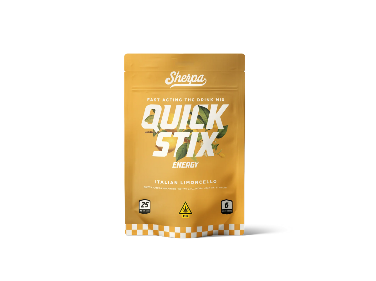 SHERPA THC QUICK STIX ITALIAN LIMONCELLO 25MG 6CT