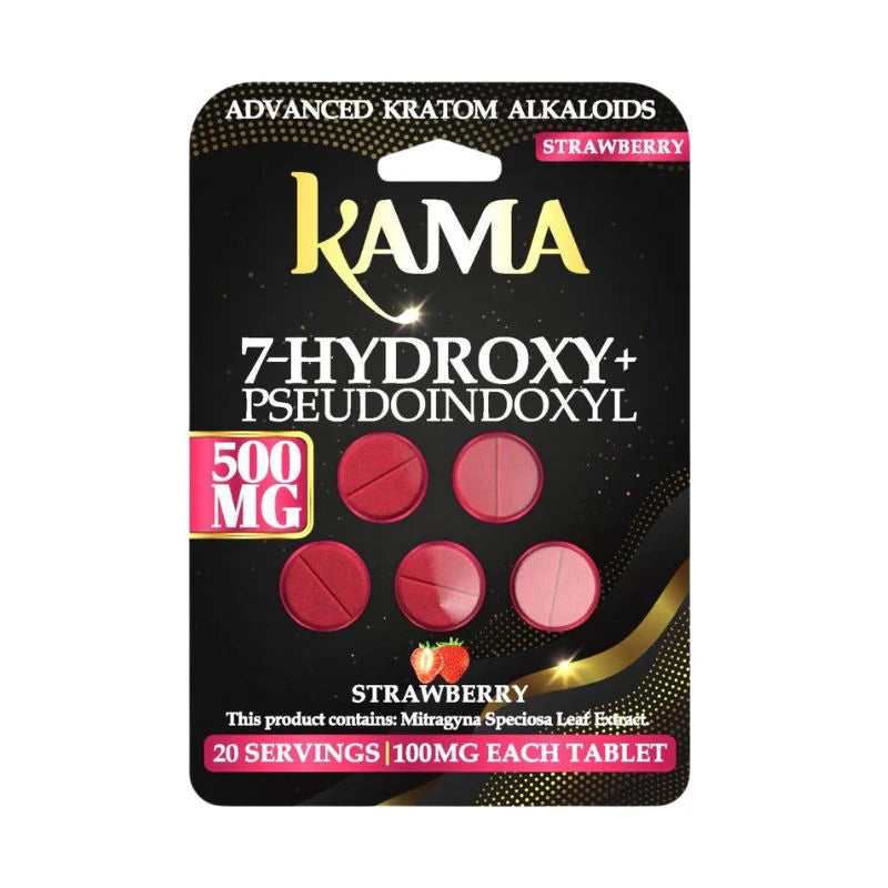 KAMA 7 HYDROXY PLUS PSEUDOINDOXYL STRWBRY 500MG