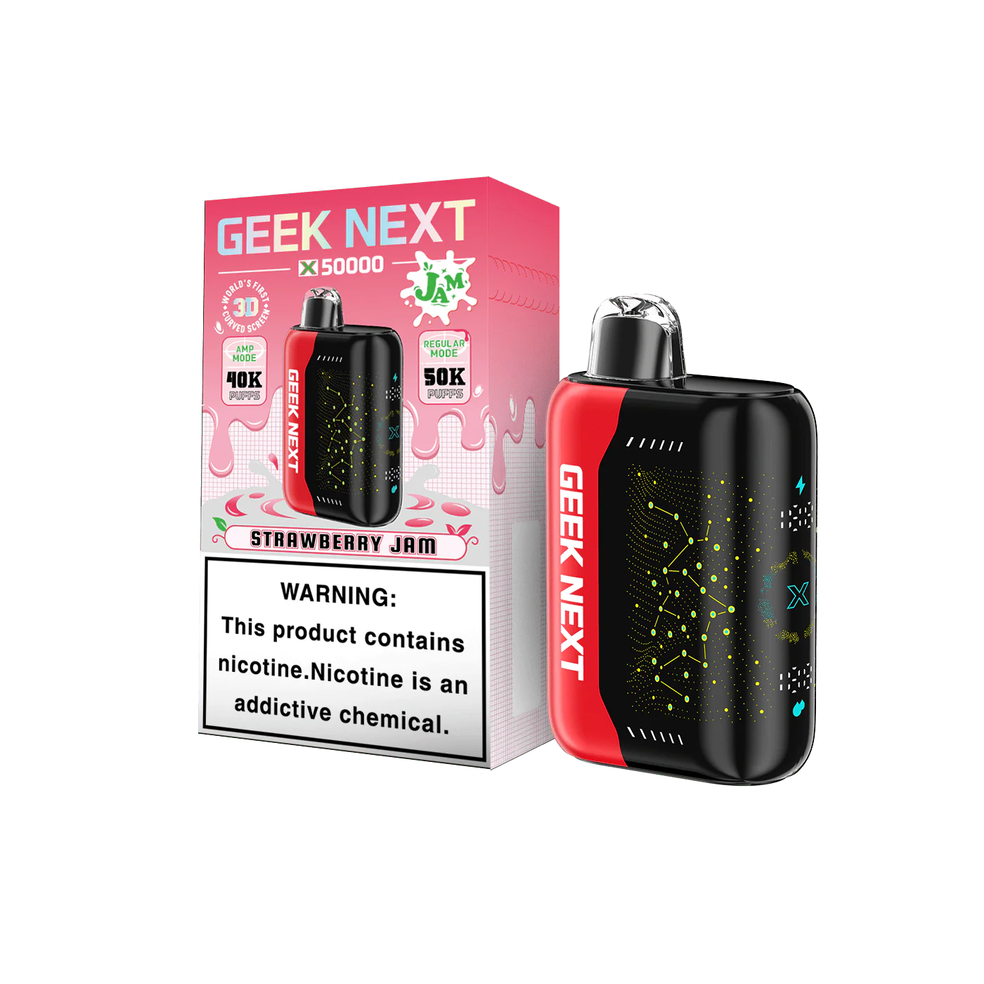 GEEK NEXT X50000 STRAWBERRY JAM 50K