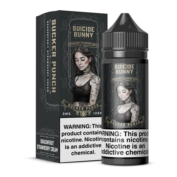 SUICIDE BUNNY DRGNFRUT STRW CREM 120ML 3MG
