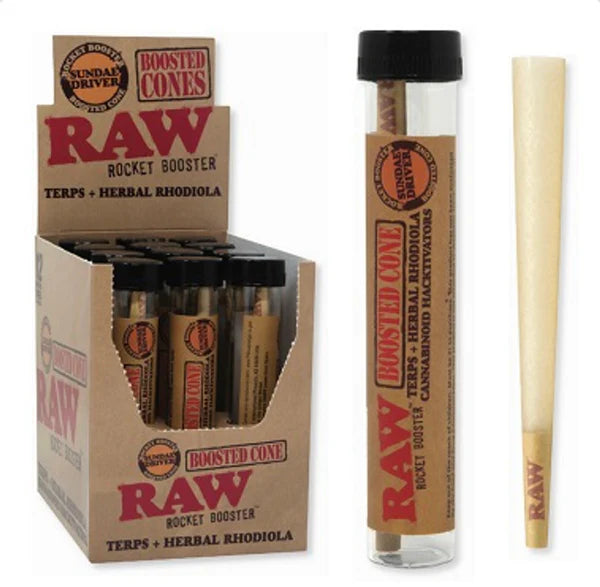 RAW BOSTED CONE 12 PER DISPLAY