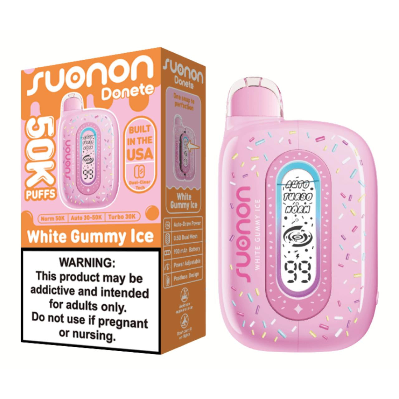 SUONON DONETE WHITE GUMMY ICE 50K