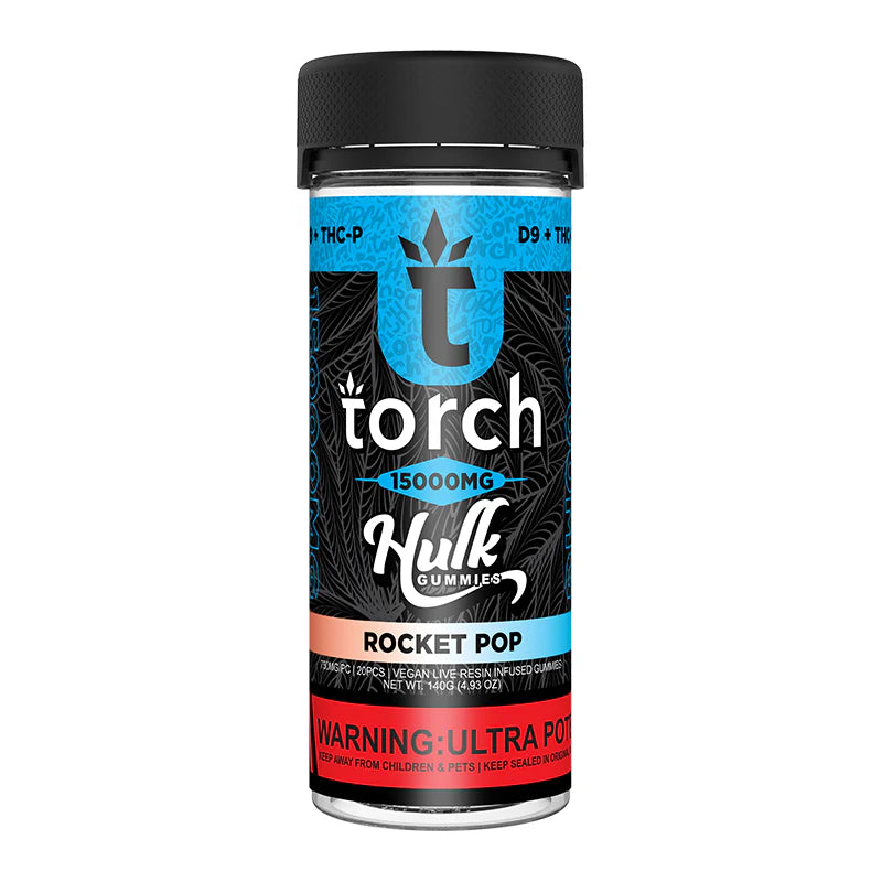 TORCH HULK GUMY ROCKET POP 15000MG