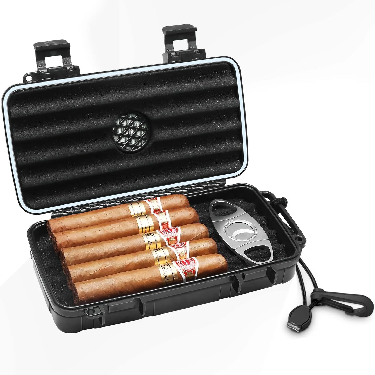 CIGAR HUMIDOR CIGCRAFT PORTABLE TRAVEL CIGAR BOX