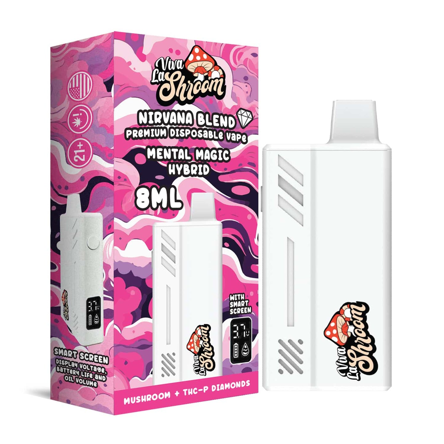 VIVA LA SHROOM THCA MENTAL MAGIC HYB 8ML