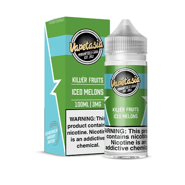 VAPETASIA KILLER FRUITS ICE MELNS 100ML 0MG