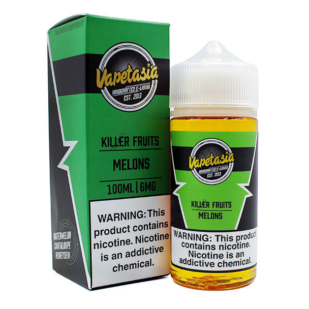 VAPETASIA KILLER FRUITS MELON 100ML 6MG