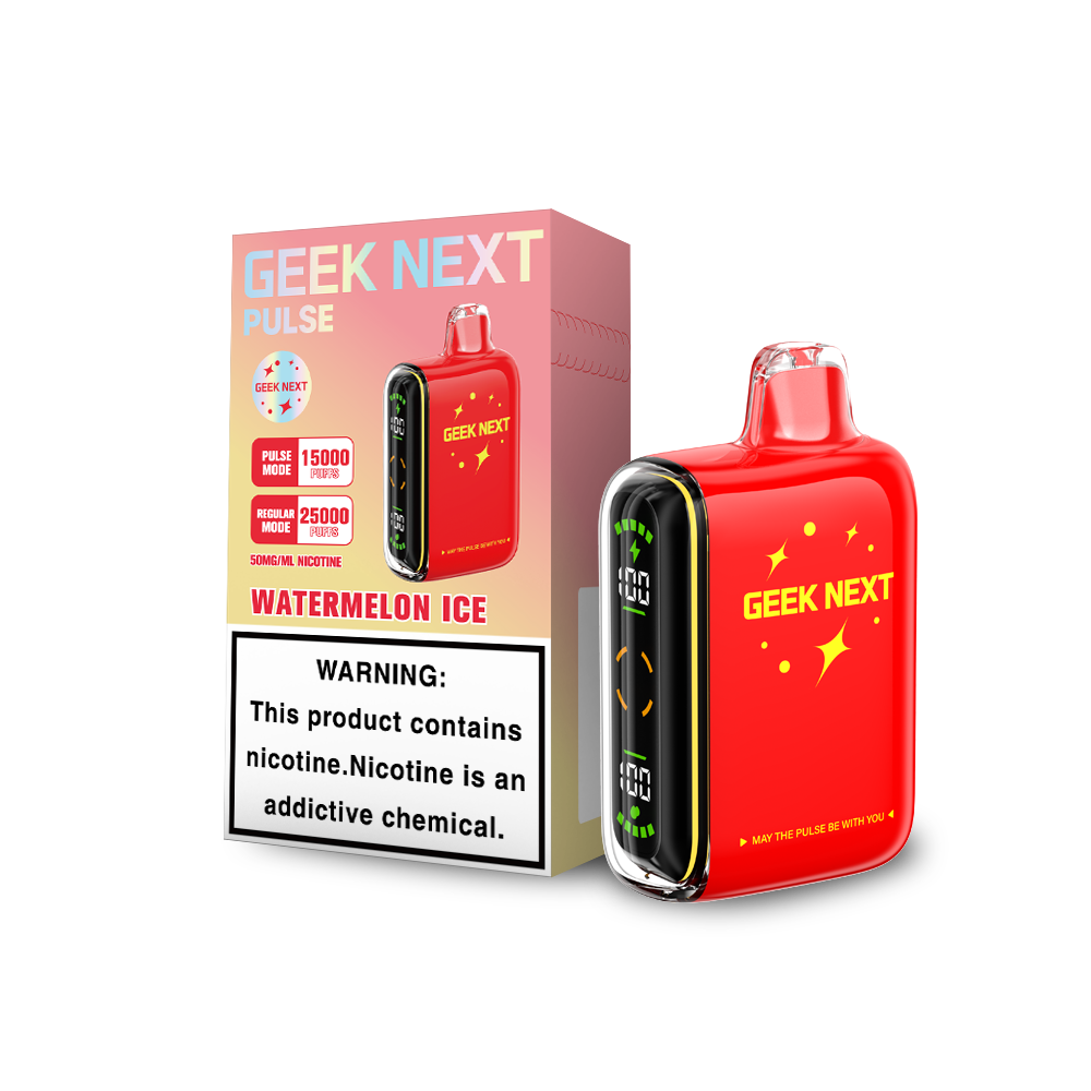 GEEK NEXT PULSE 25K|GEEK NEXT PULSE WATERMELON ICE 25K|6917673166787|Pack of 5