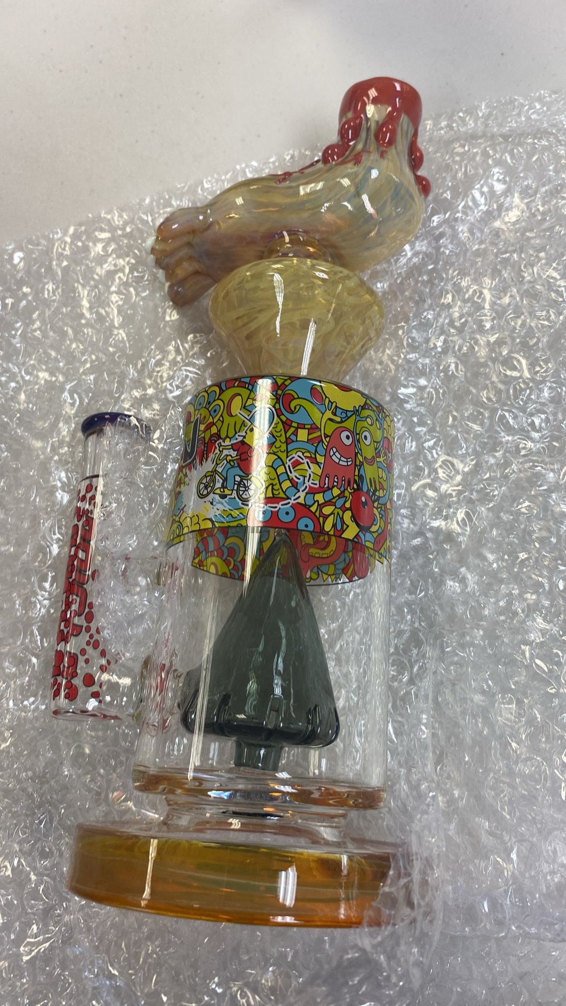 WATERPIPE JUICY J QUIRKY FOOT SHAPED JJ355 12"