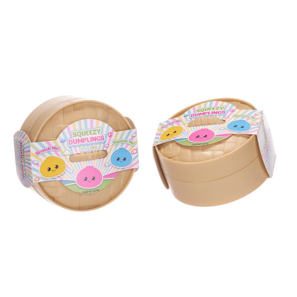 SQYUEEZY FIDGET DUMPLING TOY RAINBOW COLOR SD REGULR 12CT