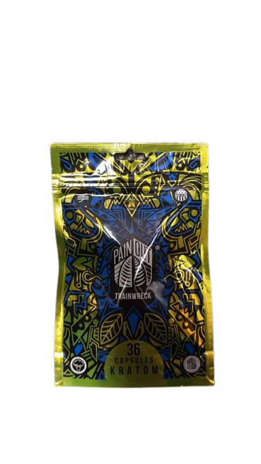 PAIN OUT TRAINWRECK KRATOM CAPSULE 36CT