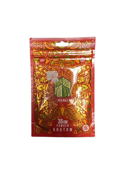 PAIN OUT RED BALI KRATOM POWDER 36GM