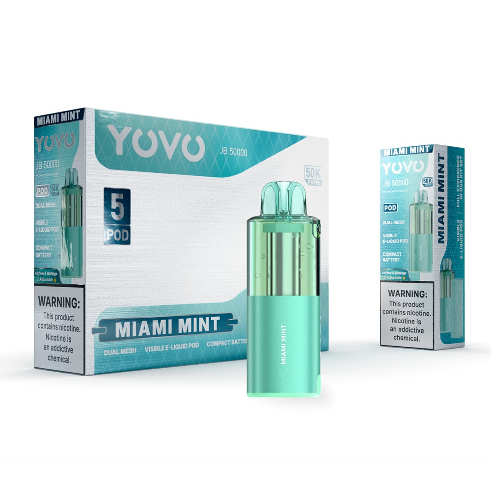 YOVO JB50000 POD 50K |MIAMI MINT 50K |6976984855612|PKOF 5