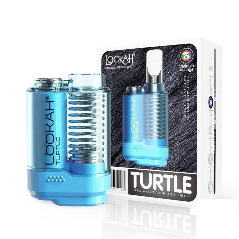 LOOKAH 510 BATTERY TURTLE BLUE 400MAH 1CT
