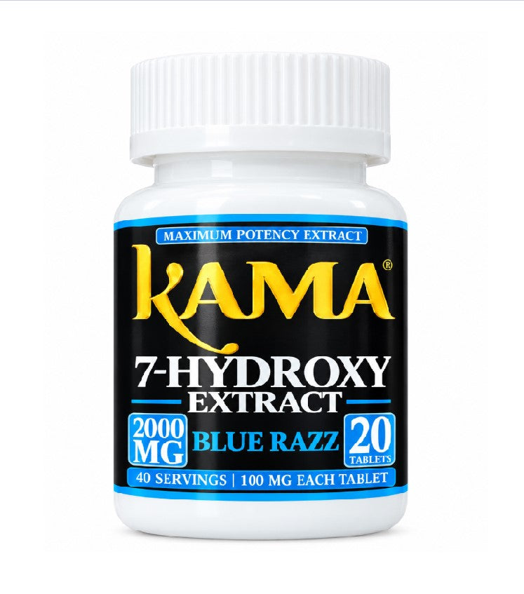 KAMA 7 HYDROXY EXTRACT BLUE RAZZ JAR 2000MG