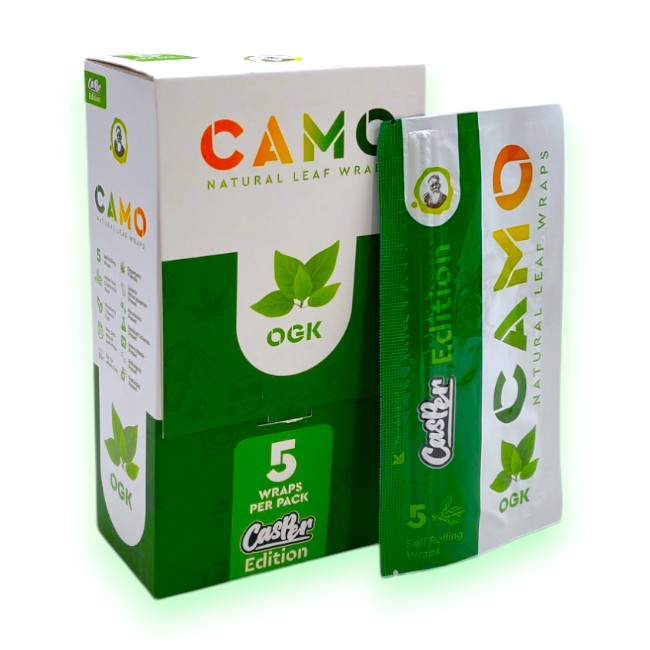CAMO NATURAL LEAF WRAPS CASPER EDITION OGK 25CT