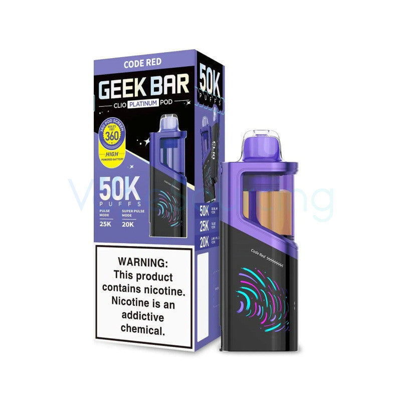 GEEK BAR CLIO PLATINUM POD CODE RED 50K