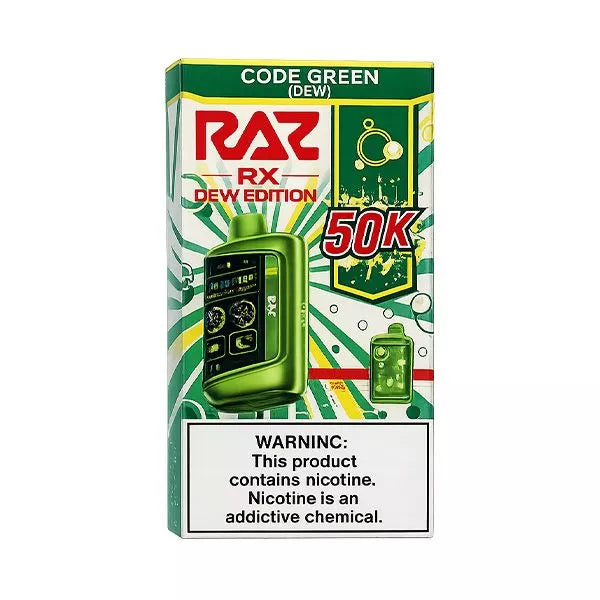 RAZ RX DEW EDTN CODE GREEN DEW 50K
