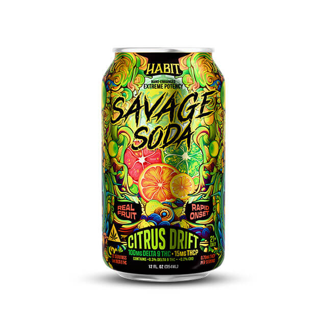 HABIT SAVAGE SODA CITRUS DRIFT 100MG