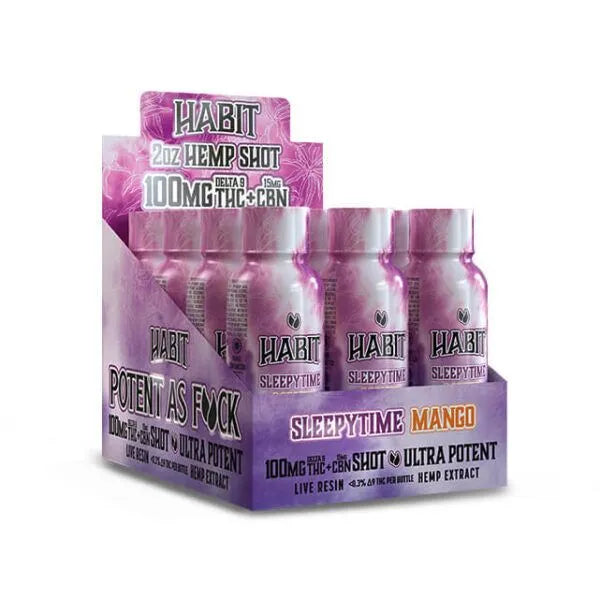 HABIT SHOT D9 SLEEYTIME MANGO 100MG 60ML