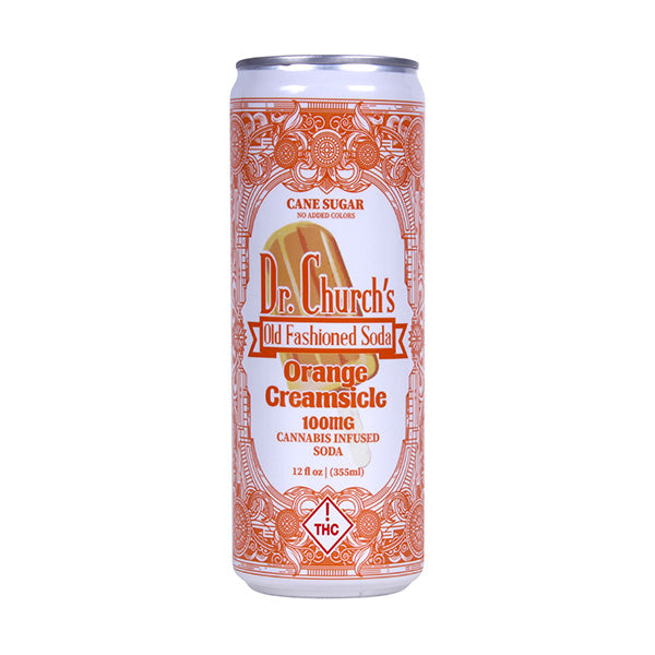 DR CHURCH SODA ORANGE CANNABIS 100MG 355MLL 1CT