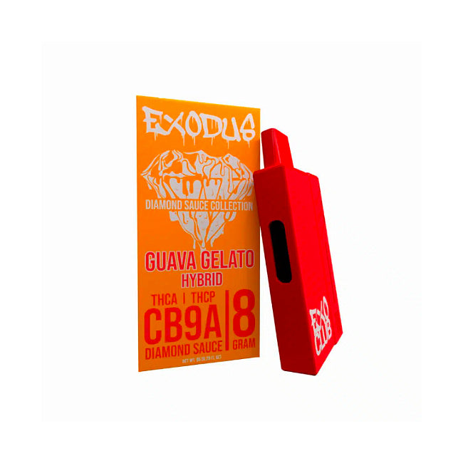 EXODUS THCA CB9A DMND SAUCE GUAVA GELATO IND 8GM