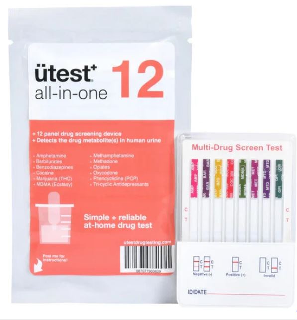 UTEST MULTI DRUG 12 PANEL 25CT