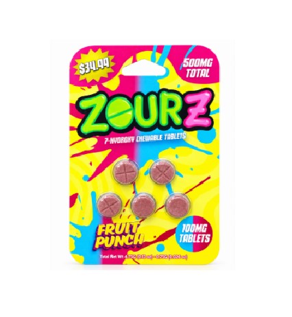 ZOUR Z 7HYDROXY FRUIT PUNCH 500MG