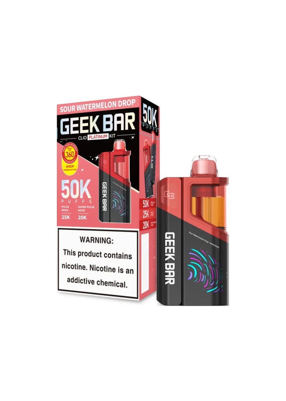 GEEK BAR CLIO PLATINUM KIT SOUR WATERMELON DROP 50K