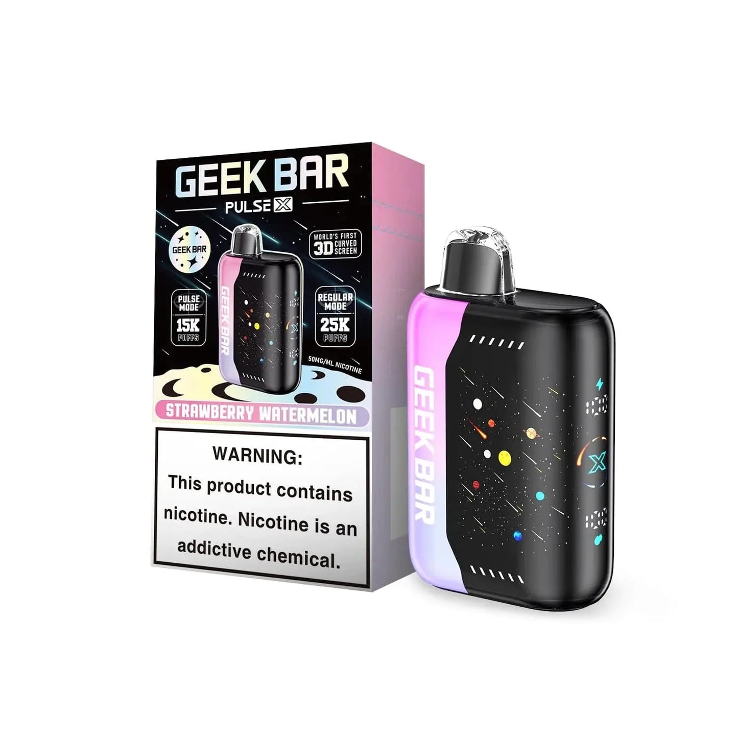 GEEK BAR PULSE X STRWBRY WTRMLON 25K|810164281777|Pack Of|5