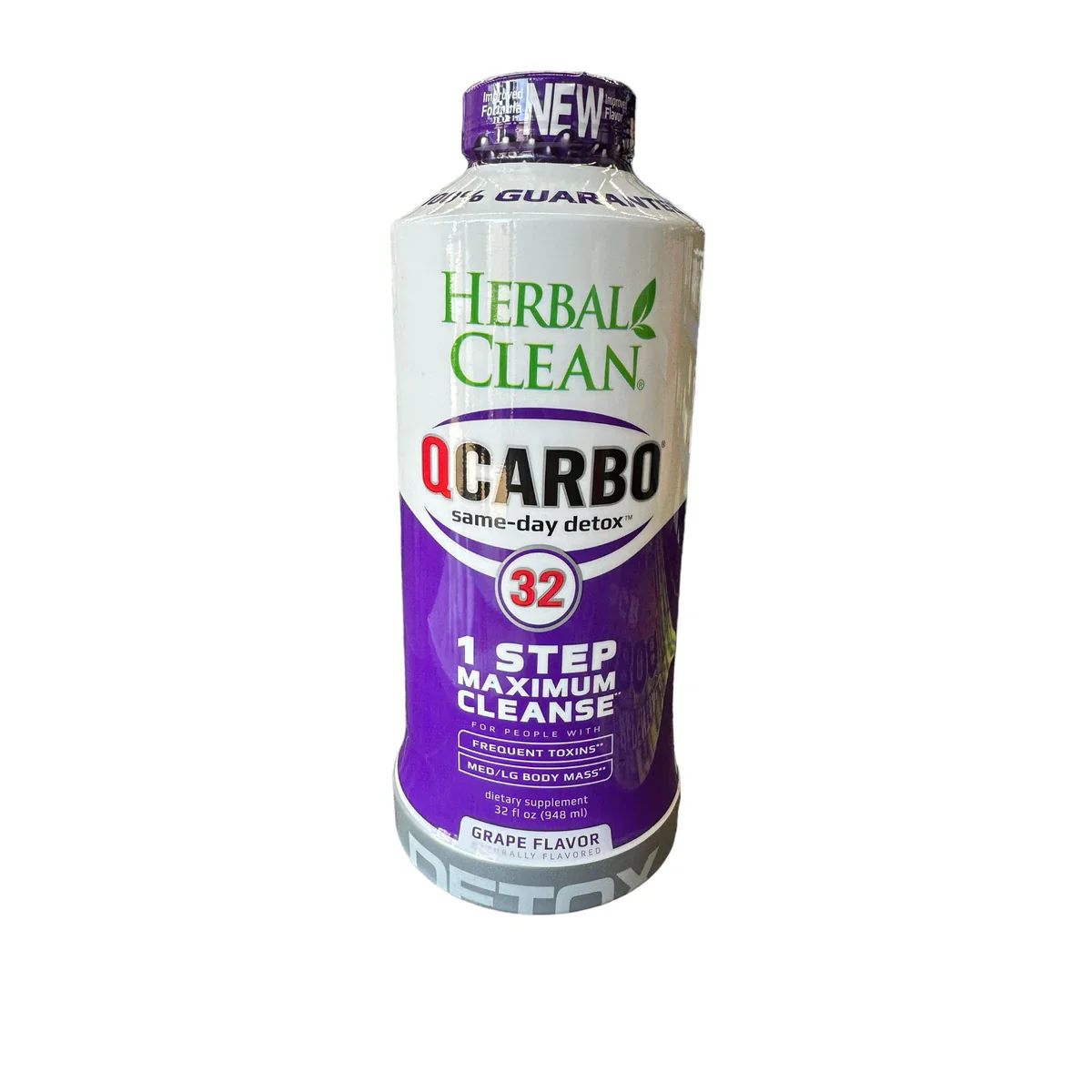 HERBAL QCARBO 1CT GRAPE FLAVOR 32ONZ