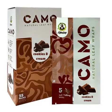 CAMO NATURAL LEAF WRAPS COOKIES & CREAM
