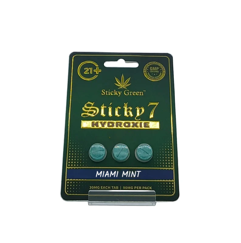 STICKY 7 HYDROXIE TABLET MIAMI MINT 30MG 7CT