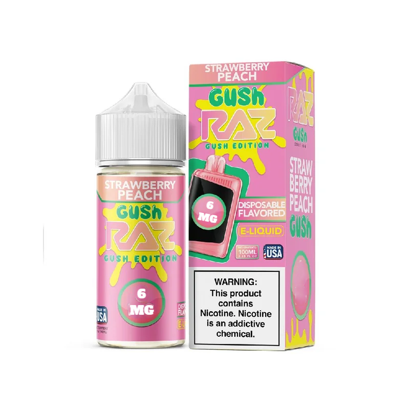 POD JUICE X RAZ STRAWBERRY PEACH GUSH 6MG 100ML