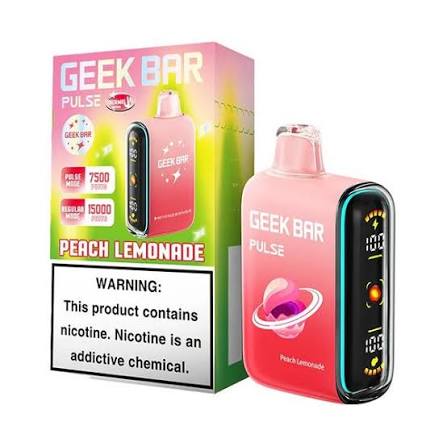 GEEK BAR PULSE PEACH LEMONADE 15K