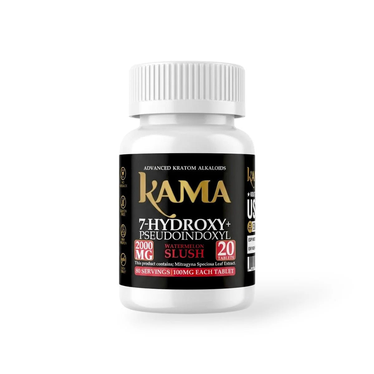KAMA 7 HYDROXY PLUS PSEUDO WATRMELN SLUSH 2000MG 20CT