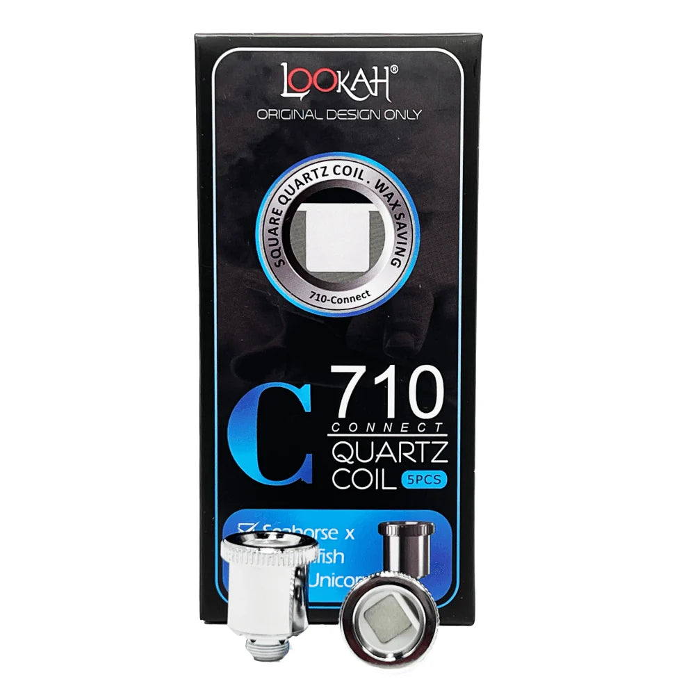 LOOKAH 710 THREAD QUARTZ C WAX COIL 5CT