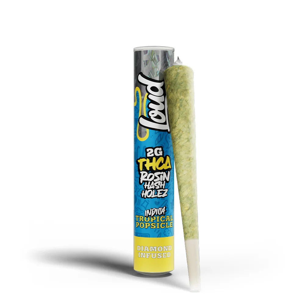 LOUD ROSIN INFUSED THCA HASH HOLE TROPCL POPSICLE IND 2GM