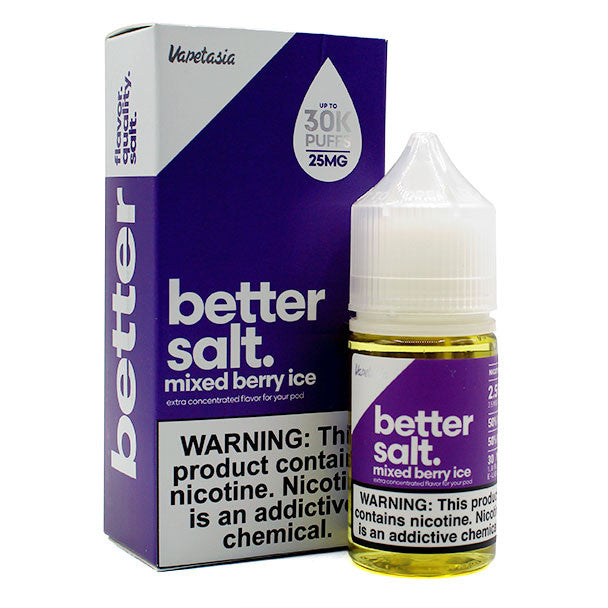 VAPETASIA BETTER SALT MIXED BERRY ICE 30ML 25MG
