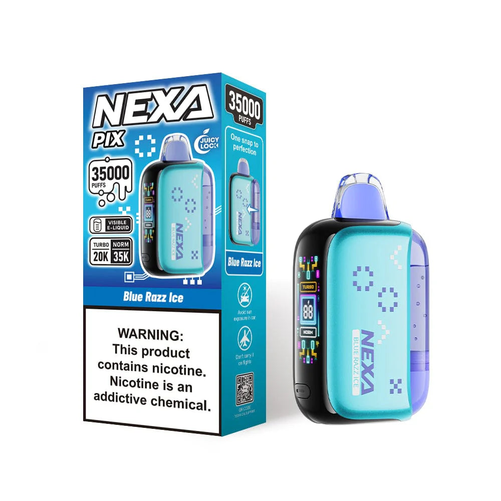NEXA PIX USA 35K|NEXA PIX USA BLUE RAZZ ICE 35K|810205670416| Pack of 5