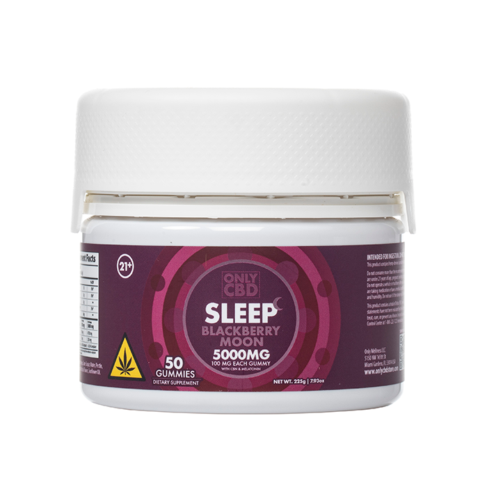 ONLY CBD SLEEP GUMMIES BLACKBERRY MOON 5000MG