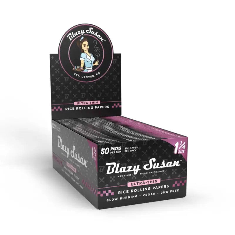 BLAZY SUSAN ULTRA THIN RICE ROLLING PAPER 50CT