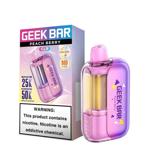 GEEK BAR CLR PEACH BERRY 50K