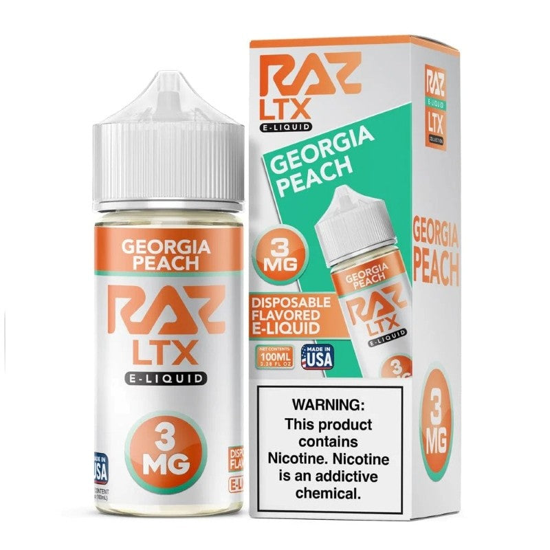POD JUICE X RAZ GEORGIA PEACH 3MG 100ML