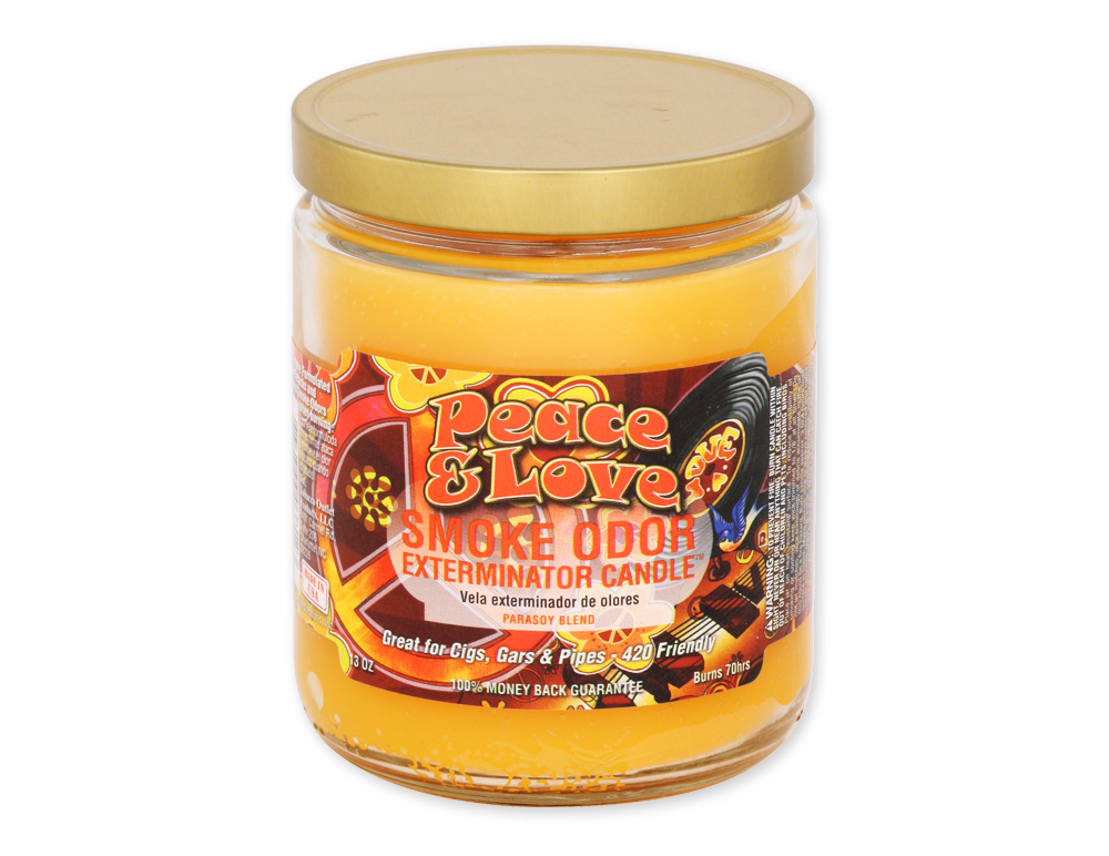 SMOKE ODOR CNDL PEACH AND LOVE 13OZ 1CT