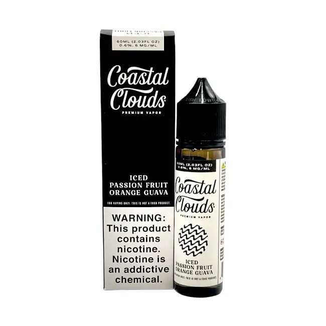 COASTAL CLOUDS ICED PASSION FRUIT ORANGE GUAVA 6MG
