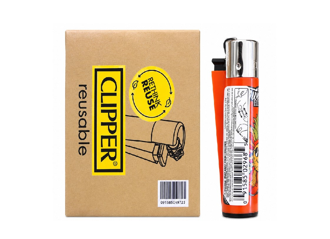 CLIPPER LIGHTER REFUSABLE ORANGE CP11LOL1 48CT