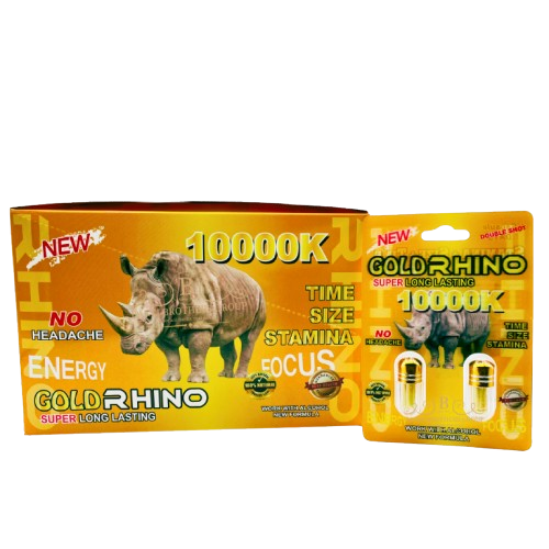 RHINO GOLD NEW SINGLE SHOT 10000K